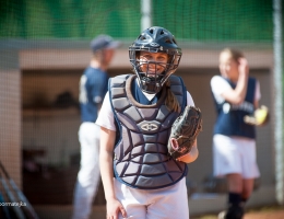 Catcher Alena Vašková