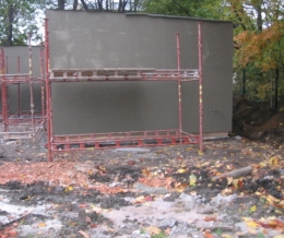 Krtkova aréna během rekonstrukce v roce 2011