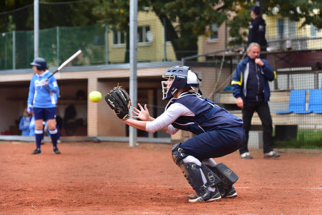 Softballový catcher (chytač) 